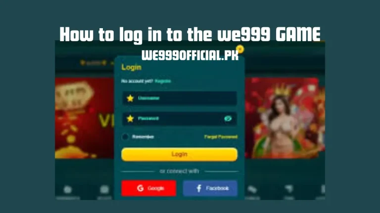 log in to the We999 Game